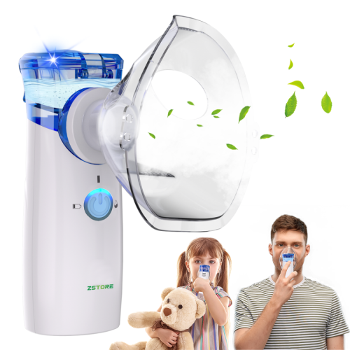 Asthma Nebulizer, Nebulizer Machine for Adults, Portable Nebulizer for Kids, Rechargeable Nebulizer with Adjustable Nebulization Rate, Nebulizer for Breathing Problems at Home